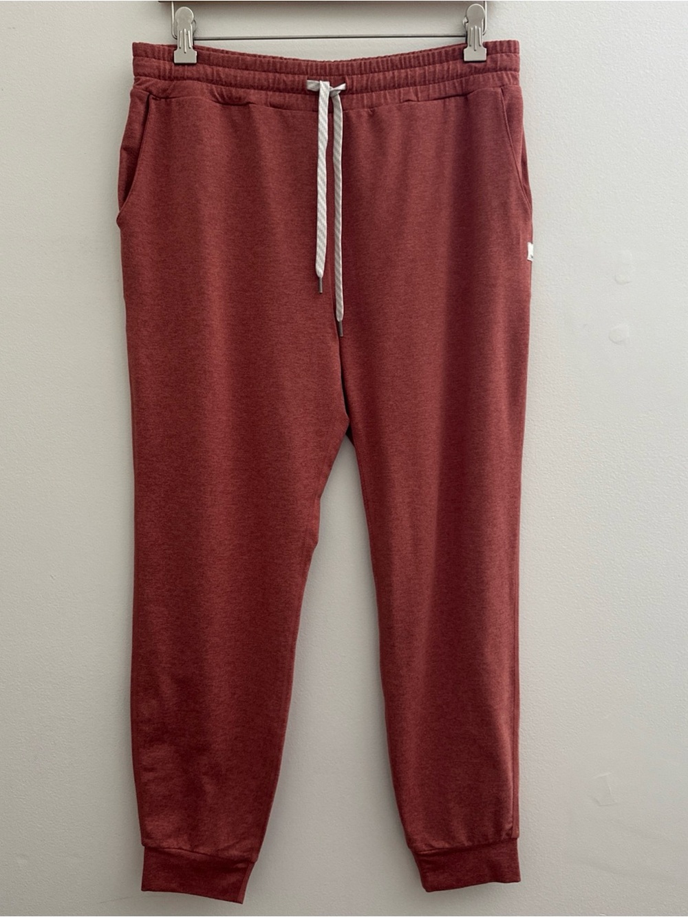 Vuori Women’s Cotton Knit Jogger Pants Size M Drawstring Elastic Style VW303